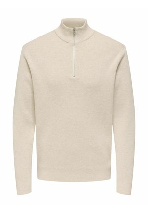 ONSTING LIFE HALF ZIP - Maglione - gardenia