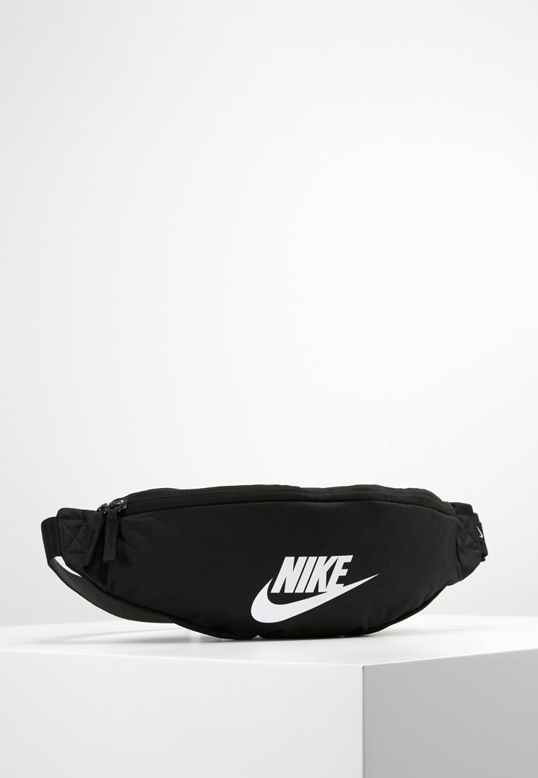 Nike Sportswear HERITAGE HIP PACK Bum bag black/white Zalando.co.uk
