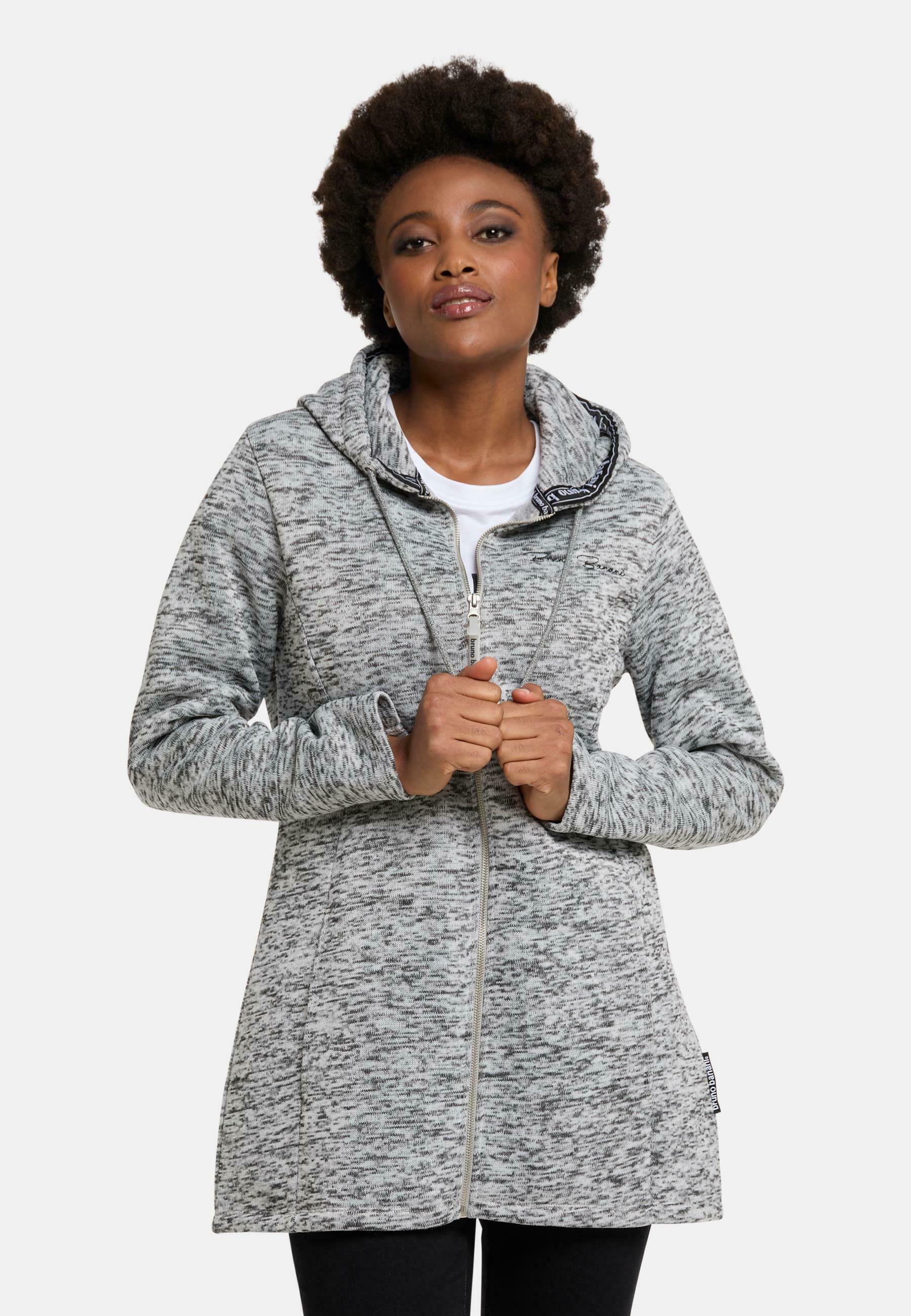 Bruno Banani MIT BLANKENSHIP Strickjacke hellgrau melange