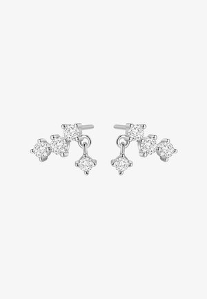 Hey Happiness, STARLIT DROP CHAIN - Ohrringe - silver-coloured