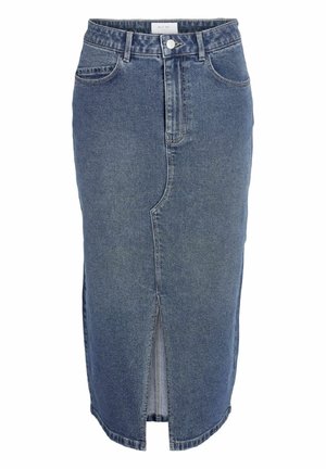 Bleistiftrock - medium blue denim