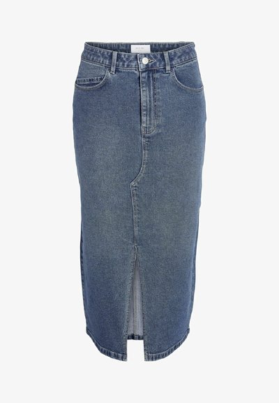 Jupe crayon - medium blue denim