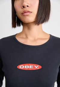 Obey Clothing OVAL - Ilgarankovis viršutinės dalies drabužis - black