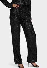 JDY JDYTINA NORMAL GESCHNITTEN  - Pantalon classique - black