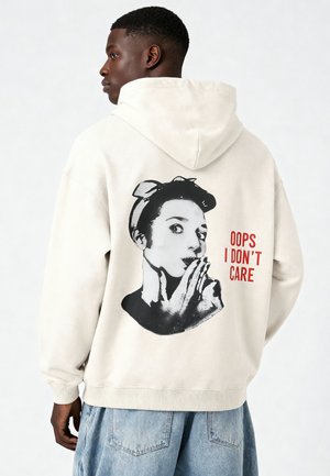 OOPS I DONT CARE UNISEX - Hoodie - off white