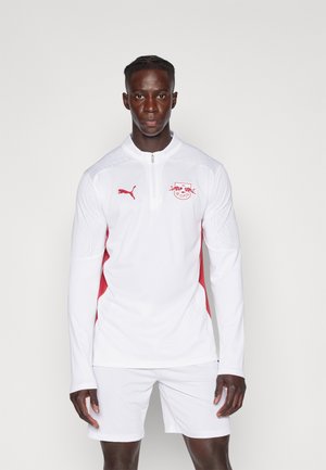 RB LEIPZIG TRAINING 1/4 ZIP TOP - Sporto klubų atributika - white/club red