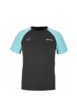 CREW NECK LEBRON - T-Shirt sport - black light blue