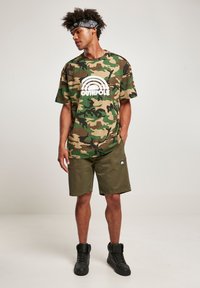 Southpole TWILL - Šortky - olive