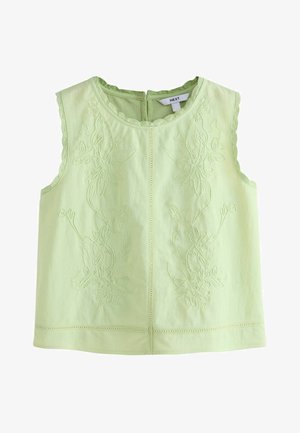Next, REGULAR FIT - SLEEVELESS CREW NECK CORNELLI TOP . - Bluse - sage green