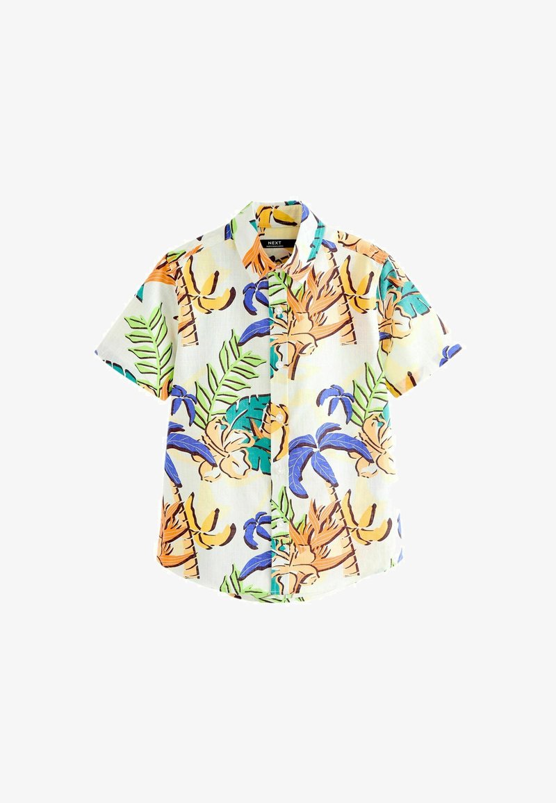 Next SHORT SLEEVE - REGULAR FIT - Košeľa - cream palm junior
