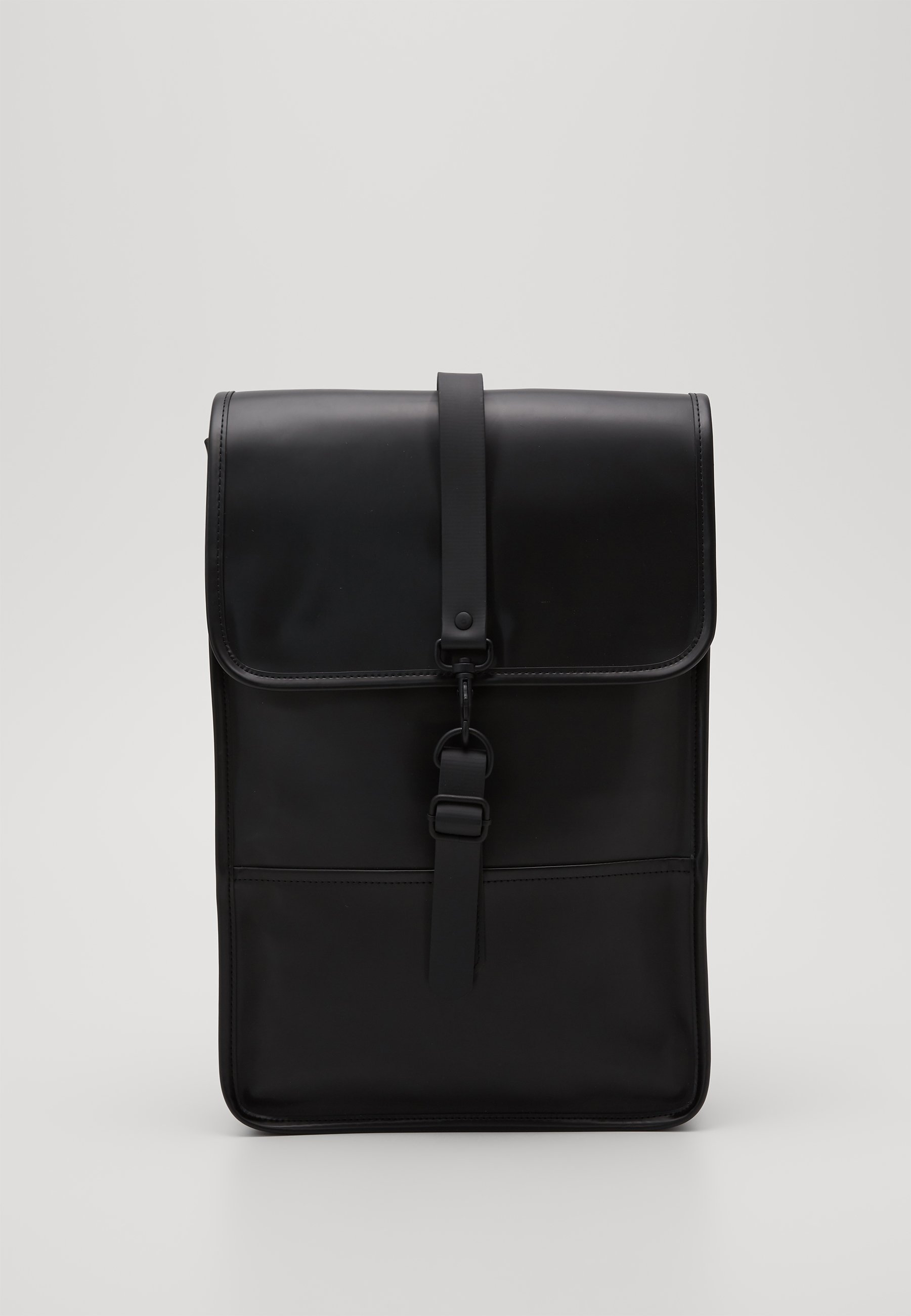 Rains BACKPACK MINI Ryggsekk shiny blacksvart Zalando.no Rains Ryggsekk Backpack Mini Black