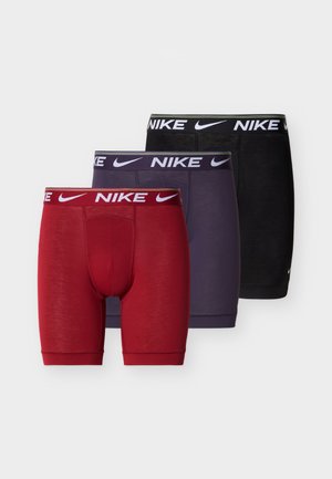 LONG 3 PACK - Apakšbikses - team crimson/dark raisin/black