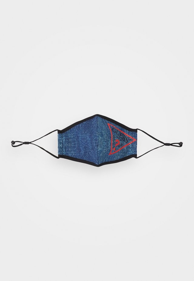 SINGLE FACEMASK UNISEX - Masque en tissu - blue denim
