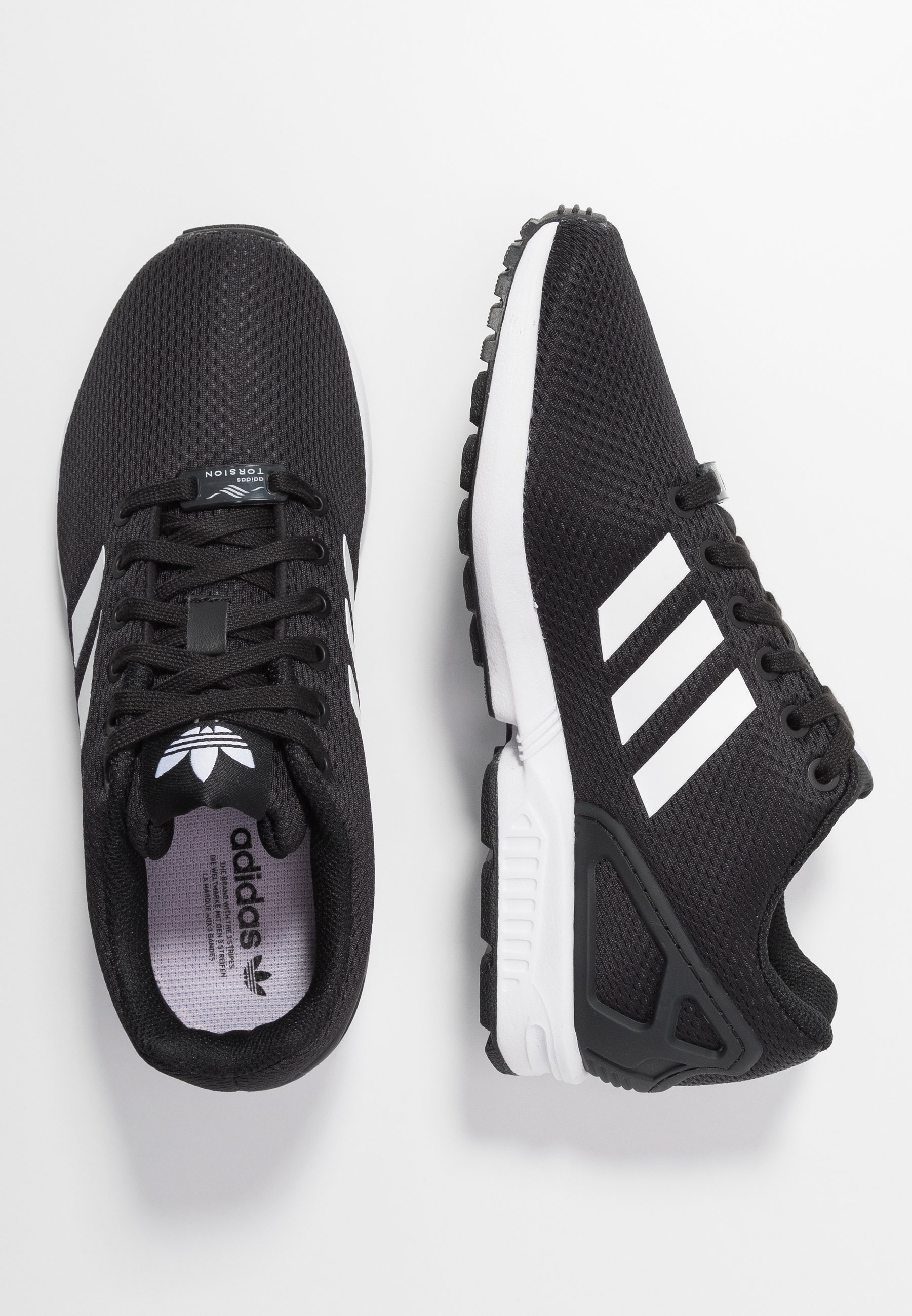 ZX FLUX - Sneakers laag - clear black/footwear white/clear pink ZX FLUX - Sneakers laag - clear black/footwear white/clear pink