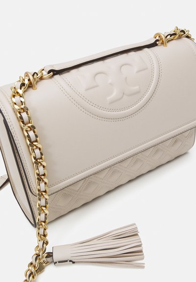 Tory Burch FLEMING CONVERTIBLE SHOULDER BAG - Cross body bag - new cream