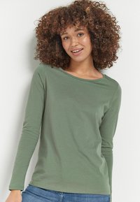 Next LONG SLEEVE STANDARD - Top dugih rukava - khaki green