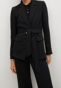 Mango Pantalon classique - black