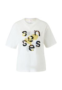 s.Oliver T-Shirt print - ecru
