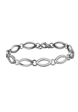 OVAL - Bracelet - silberfarben