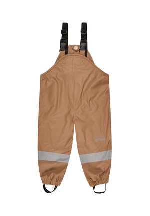Sterntaler, REGENBEKLEIDUNG REGENTRÄGERHOSE GEFÜTTERT UNISEX - Regenhose - lehmbraun