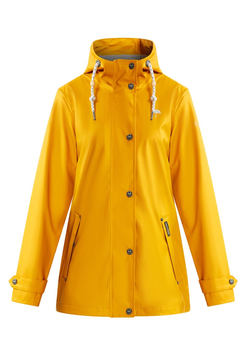 Schmuddelwedda Regenjas mosterdgeel