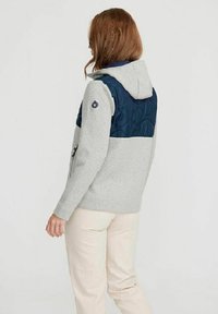 Holebrook EDLA FULLZIP - Kardiganas - light grey mel navy