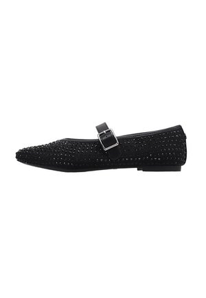 Ballerine con cinturino - black