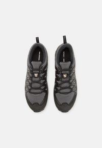 Salomon X BRAZE - Hiking shoes - pewter/black/feather gray