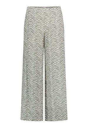 Cartoon, CARTOON MIT BINDEGÜRTEL PALAZZO-HOSE - Stoffhose - cream khaki