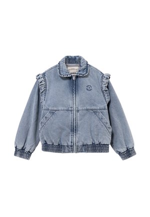 WITH REMOVABLE SLEEVES - Chaqueta vaquera - blue grey