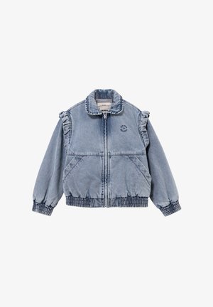 WITH REMOVABLE SLEEVES - Spijkerjas - blue grey