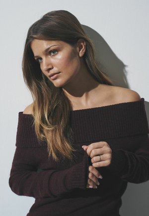 REGULAR FIT - 2 PACK BARDOT  - Maglione - black burgundy red