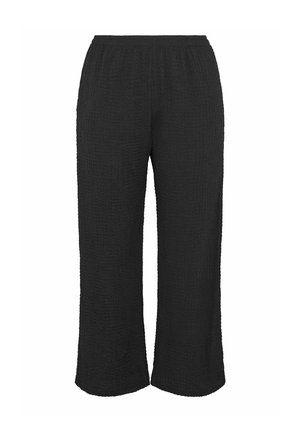 Yours Clothing, PLUS SIZE WIDE LEG TROUSERS - Pantalon classique - black