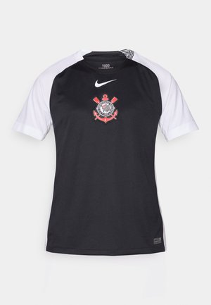 Mustvalge lühikeste varrukatega jersei ümmarguse kaelusega. Eeskujul on logo ja tekstuuriga kangas. Nike bränding õlal.