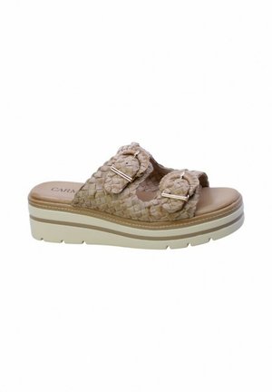 Ciabattine con tacco - beige