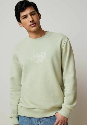 GRAPHIC REGULAR FIT - Sweatshirt - sage green