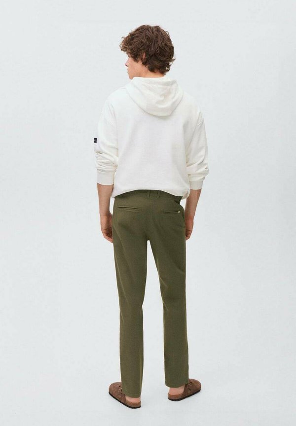 MED STRÆK - Trousers - kaki4