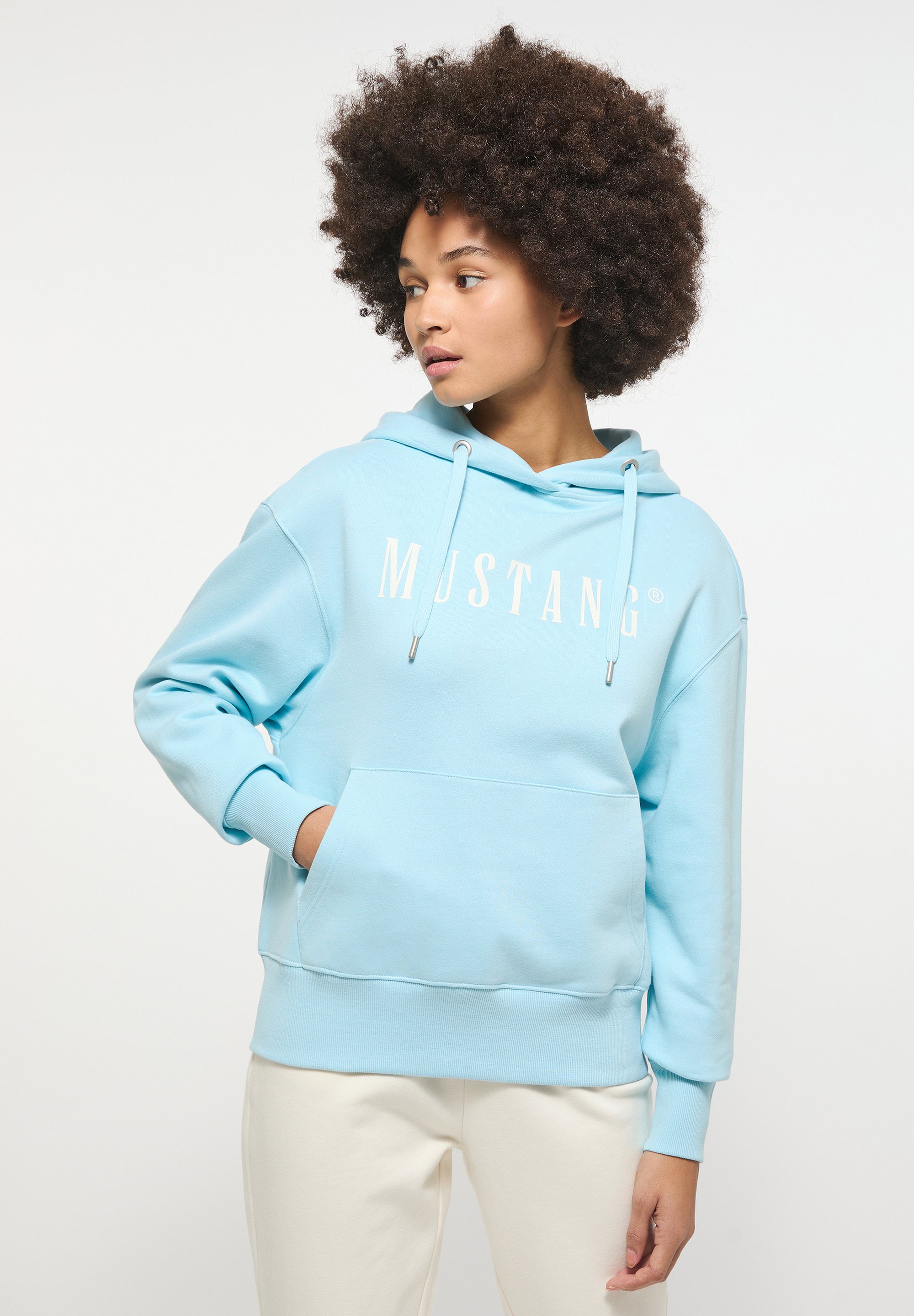 Mustang Hoodie - blau/light blue - Zalando.de