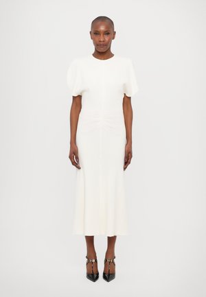 Victoria Beckham GATHERED WAIST MIDI DRESS - Maxi dress - ivory