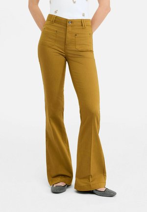 WITH POCKETS - Jeans Bootcut - gold coloured