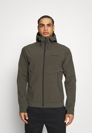 ADVENTURE HOOD JACKET - Talvitakki - black/olive