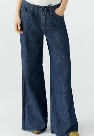 THE PALAZZO - Wide Leg - raw denim