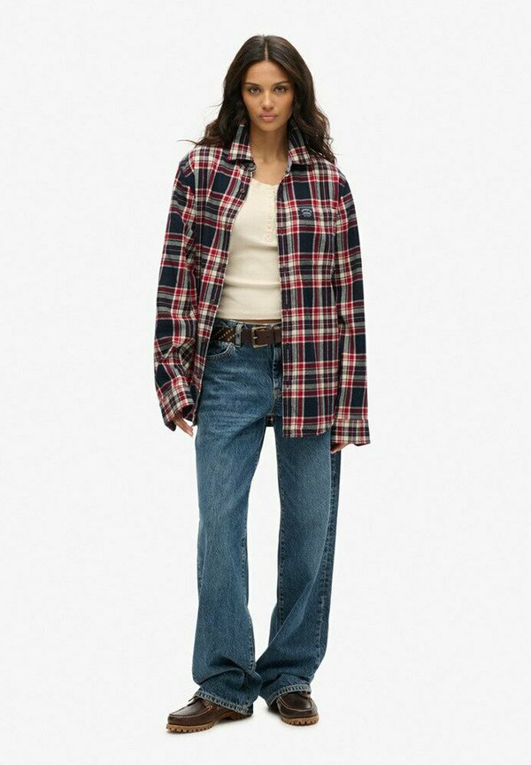 OVERSIZED LONG SLEEVE LUMBER - Hemdbluse