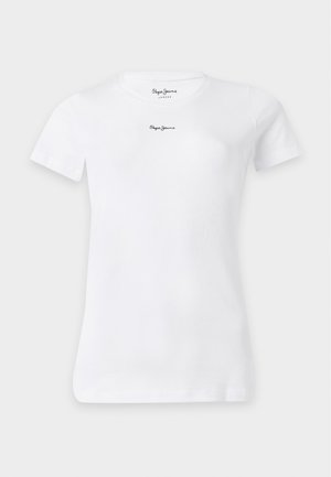 Pepe Jeans, NEW VICKA - T-shirt basique - white/black