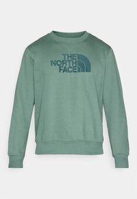 M DREW PEAK REGULAR CREW - Bluză de molton - duck green/deep nori