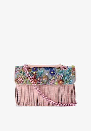 Kurt Geiger London, KENSINGTON FRINGE BAG - Handtas - blue pal c