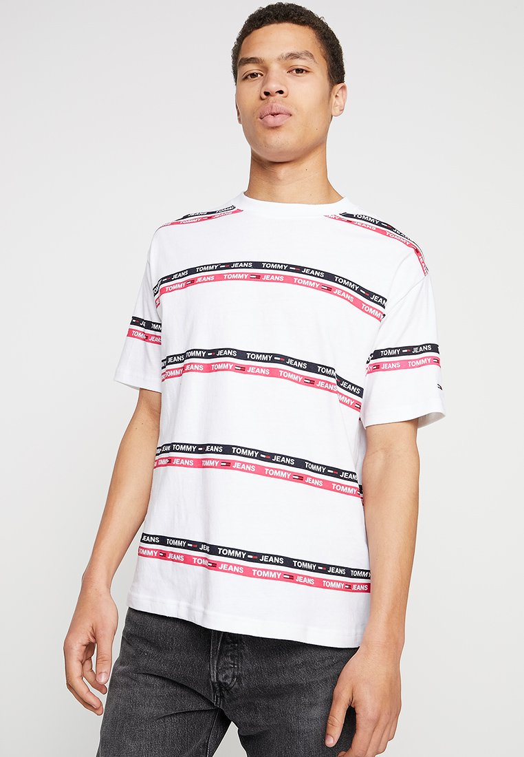 tommy jeans signature stripe tee