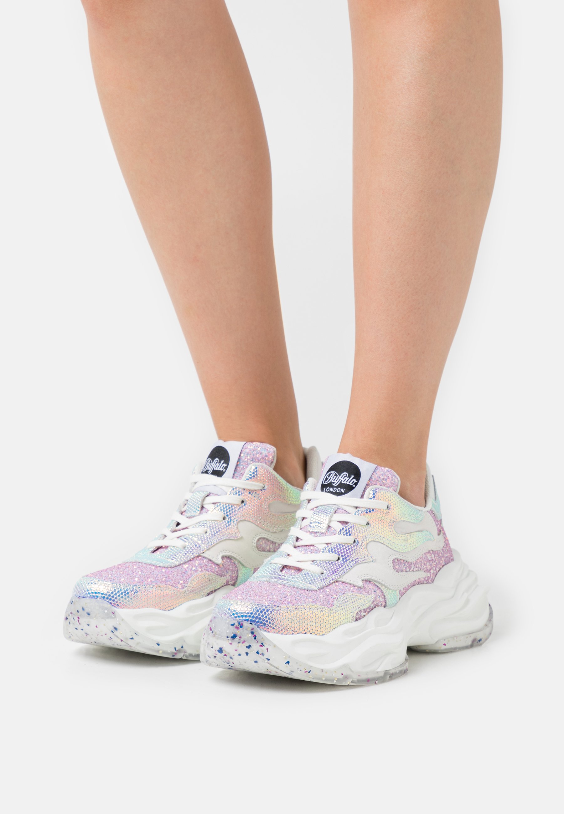 buffalo glitter trainers