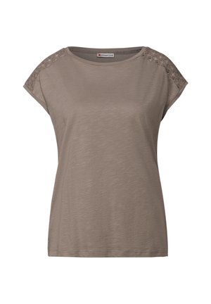 Street One Print T-shirt - braun