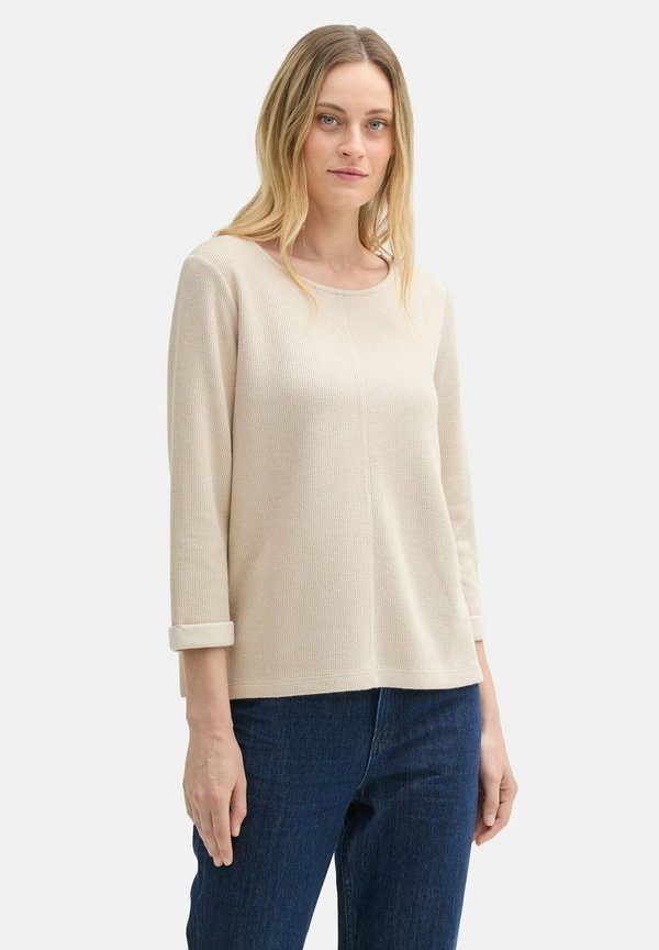 3/4 ARM - Strickpullover - dusty beige melange